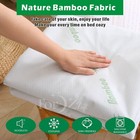 Bamboo Mattress Protector Deep Pocket Waterproof Breathable Mattress Bed Cover