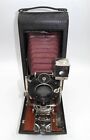  vintage  Rare No  3-a Folding Pocket Kodak W  Red Bellows  Zeiss Lens   Case  