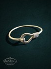 Anzuelo     Taxco Sterling Silver Hook Bangle  mexico 925 