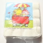 Vtg 80s Golf Golfers Novelty Birthday Gift Wrap Paper Napkins Notepad Lot