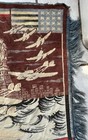 Vtg Woven Tapestry Unusual Statue Of Liberty Airplanes Romulus Remus 44   x 24   