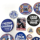 Lot Of 25 Assorted Political Pinback Buttons Nixon  Bush  Obama  Clinton  Etc
