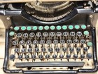 Antique Underwood No 6 Champion Typewriter - 15 Green Keys - Serial  4528856-12