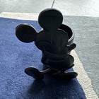 Vtg Disney Black Cast Iron Mickey Mouse Fireplace Matches Holder 8 5 