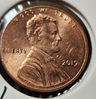 2019 Lincoln Cent Error Coin Extra Vdb
