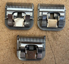 Lot Of 3 Oster Blades Size 1 1 2  2    Size 1a  1 