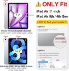 Slim Case For Ipad Air 11-inch M3  2025    M2  2024  Shockproof Clear Back Cover