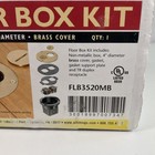 Arlington Foor Box Kit Flb 3520mb 4  Brass Cover Fits Flush To Floor