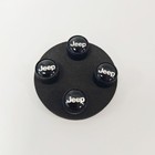 Mopar Tire Valve Stem Caps Set Of 4 For Jeep