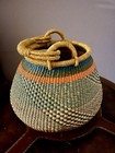 African Woven Bolga Market Basket Pot Art  15 5    Wide  Made In Bolgatanga Ghana