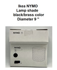 Ikea Nymo Lamp Shade Only Black Brass Color 9    303 408 33 New