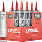 13010 10 5oz  Sealants Clear Lexel Adhesive Caulk  10 5-ounce