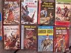 A Lot Of 9 Vintage Western 1950s Paperbacks Haycox Seltzer Evarts Field 