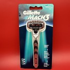 Lot Of 2 Vintage  quality    2001 Gillette Mach3 Razor Handle With Cartridge Nos
