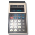 Vintage Casio Memory-8a Calculator Japan Led Electronic W Case Tested Working