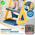 Toddler Potty Training Toilet Seat Step Stool Ladder Anti Slip Splash Guard Grey