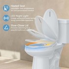 Electric Smart Heated Bidet Toilet Seat Multiple Spray Modes Smart Bidet Seat Us