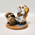 Wee Forest Folk Sarah Ripley Mom Mouse W baby In Cradle Excellent
