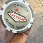 Las Vegas Nevada Casino Poker Chips Collectible Gray And White Casino Chips