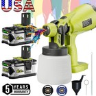 For Ryobi 18v Battery Cordless High Pressure Airless Spray Gun Paint Sprayer New