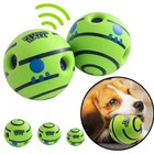 Wobble Wag Giggle Ball  Interactive Dog Toy  Fun Giggle Sounds When Rolled