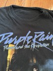 Prince And The Revolution Purple Rain Graphic T-shirt Black Adult L