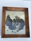 Albrecht Durer Squirrels Picture Vintage Framed Wooden Frame Wall Art