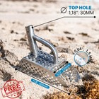 Ckg Heavy Duty Sand Scoop Sifter 304 Stainless Steel Beach Metal Detecting