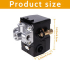 Air Compressor Pressure Switch Lf10-4h  4 Port 1 4  Npt  95-125 Psi Pressure Con