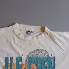 Vintage 1995 Us Open New York T Shirt Tennis 90s Usa White Large Distressed