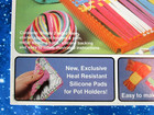 Vintage Potholder Weaving Loom Kit Pastime Kids Deluxe Nib
