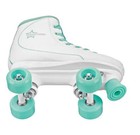New Roller Derby Roller Star 600 Women s Roller Quad Skates White Mint - Size 9