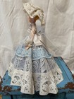 Vintage Doll 13    Tall Lace Dress And Hat  Plastic