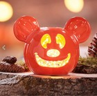 2024 Disney Parks Halloween Votive Candle Holder     Mickey Mouse Jack-o   -lantern