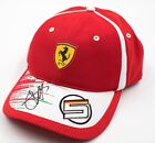 Sebastian Vettel Signed Autographed Ferrari Formula 1 Cap hat Coa
