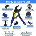 Loyala Snap Pliers For Metal Snaps  Heavy Duty Snap Fastener Tool Kit With 3    