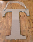 Pearl Decorative Letter    t    Wooden Wall Decor  Hanging Sign 14    Euc Wedding