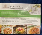 Brieftons 5-blade Spiralizer Heavy Duty Vegetable Spiral Slicer -open Box-