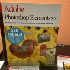 Adobe Photoshop Elements 2 0 Box  Manual  Cd Disk W  Serial Numbers