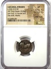 Lucania Sybaris Ar Third Stater Silver Bull Coin 550 Bc - Certified Ngc Xf  ef 