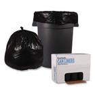 Boardwalk 521 45 Gal  1 6 Mil Low-density Can Liners - Black  100 carton  New
