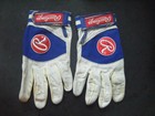 Rare Vintage Rawlings Game Used Batting Glove Pair Size L Signed Manny Ramirez