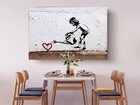 Banksy Canvas Print Planting Love Ready To Hang Home Decor Wall Art