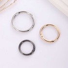 Large   Small Round Carabiner Clip Heavy Duty Snap Hook Key Ring Clips Buckle