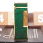 Dunhill Rollagas Lighter_green Shell _ultrasonically Cleaned_working