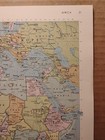 1966 Vintage Africa Authentic Old Mcm Atlas Map - Rand Mcnally World Atlas