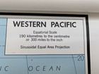 Rand Mcnally Pull Down School Wall Physical Western Pacific Australia Map 64x53