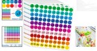 Easy Peel 1600 Pcs Round Price Tags - Colorful Labels For Retail   Events