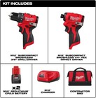 Milwaukee Tool M12 Subcompact Brushless 2-tool Combo Kit 3494-22