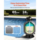 Uimoso 24-inch Sand Filter With 7-way Valve For Above inground Pools